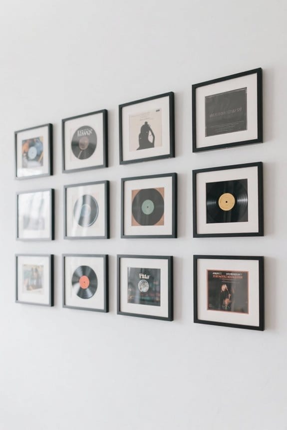 stylish vinyl album frames