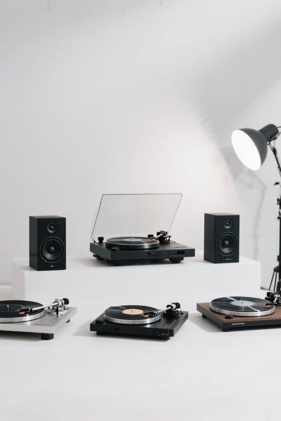 top turntables with speakers