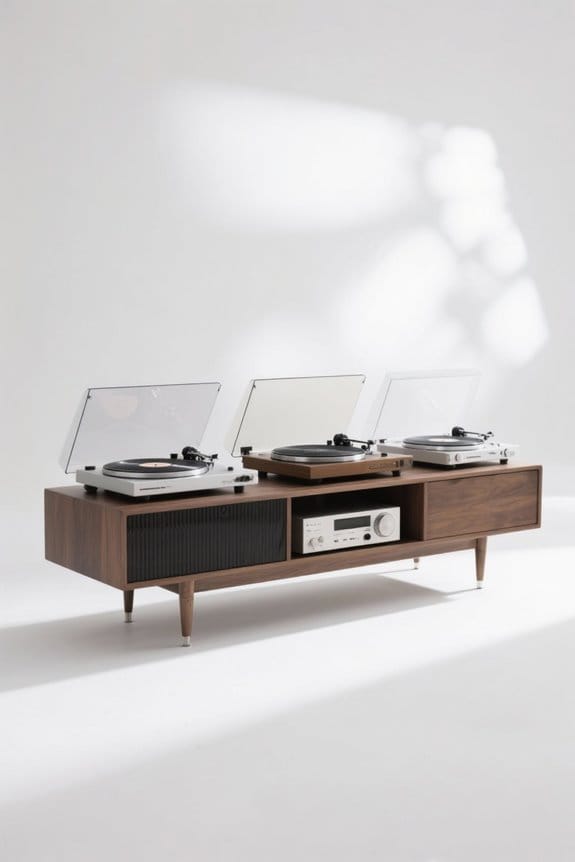 top vinyl media consoles